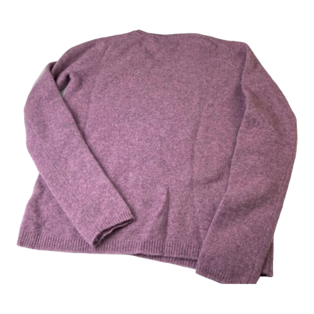 Tahari Cashmere Long Sleeve Sweater Plum Color XS - Picture 3 of 6